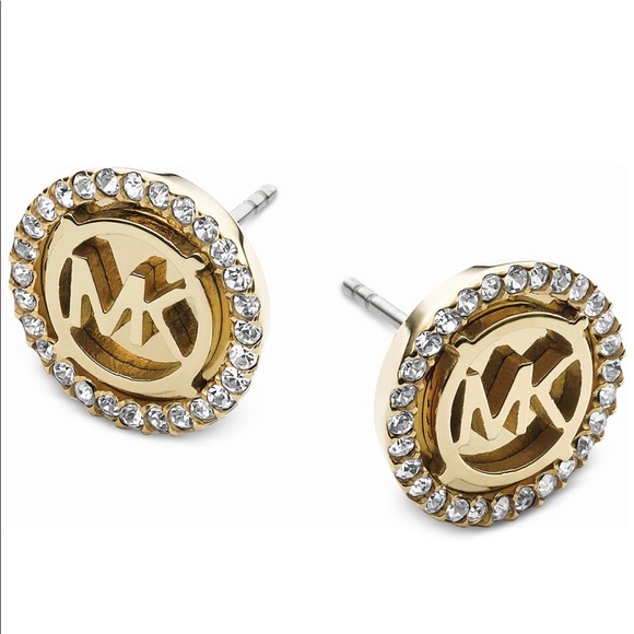KORS Michael Kors Jewelry - Michael Kors; gold cypher studs.